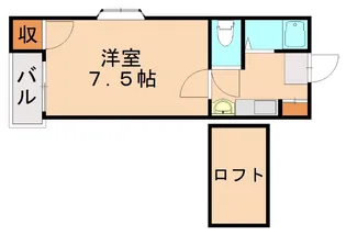 春日ハイツ【201号室】の間取り