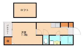 コスモエルスト【101号室】の間取り