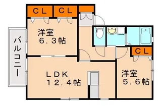 ペイド・エスポワール【B101号室】の間取り