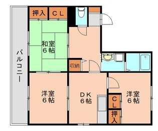 フラワーポテト正弥Ⅱ【2階】の間取り