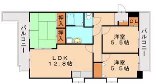 シャルマン塔原【103号室】の間取り