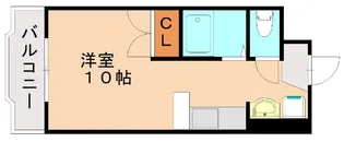 COCO白木原【2階】の間取り