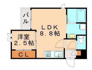 フォレスト光町【2階】の間取り