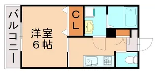 ARCOIRIS SUZAKU【105号室】の間取り
