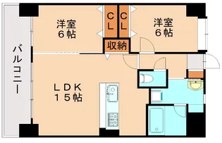 プレジール【8階】の間取り