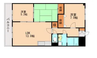 セトルヌーヴォ【4階】の間取り