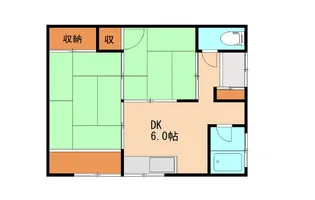 弓アパート【201号室】の間取り