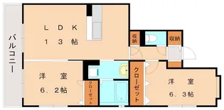 エスペランサ【1階】の間取り
