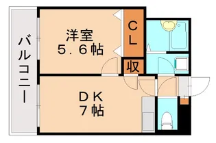 コリール太宰府【3階】の間取り