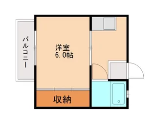 ファミール春日原【201号室】の間取り