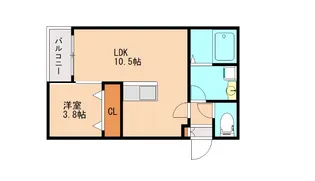 IL GRANDE二日市北【301号室】の間取り