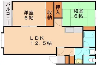 メモリー吉浦【1階】の間取り