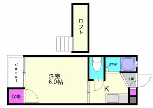 シティハイム春日原Ⅱ【202号室】の間取り