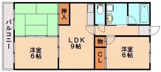 スカイタウン春日【1階】の間取り