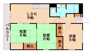 ユアーズマンション21【5階】の間取り