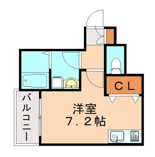 フォレスト光町【1階】の間取り
