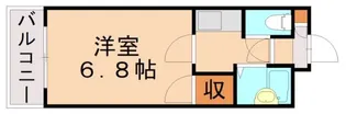 マンションキャッスル【3階】の間取り
