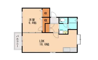 コーポウォームライフA棟【101号室】の間取り