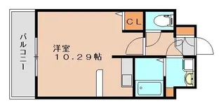 クレアーレ大野城【701号室】の間取り