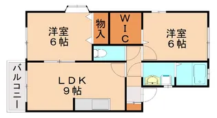ウィルモア東洋台【102号室】の間取り