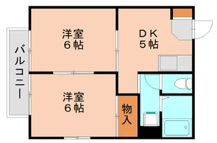 ボナール一の谷【2階】の間取り