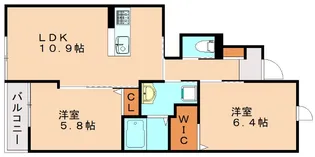 ヴェルモアA棟【1階】の間取り