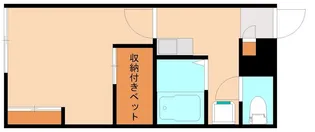 レオパレスリバティ【2階】の間取り