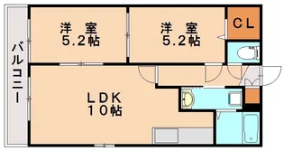 シャルマン2000【101号室】の間取り