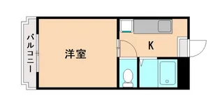 アールズプレイス二日市【2階】の間取り