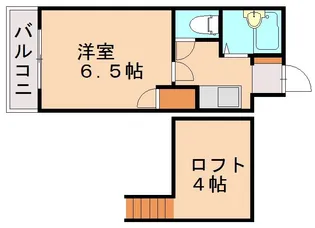 コスモアイリス【105号室】の間取り