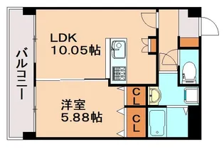 グリーンヒルズ観世【5階】の間取り
