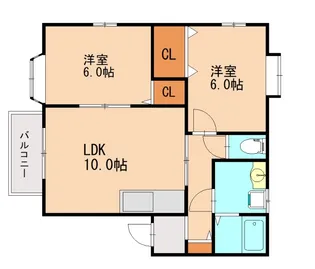 パステル平田台Ⅲ【202号室】の間取り