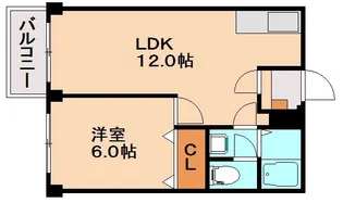 ホワイトハイツ【1階】の間取り