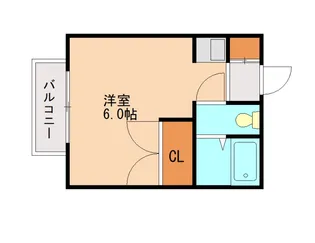 二日市ステーションビル【501号室】の間取り