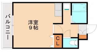 グランドステージ那珂川【502号室】の間取り