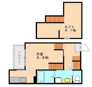 Urban-Vita光丘町【2階】の間取り