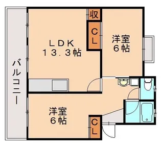 オオタニビル【205号室】の間取り