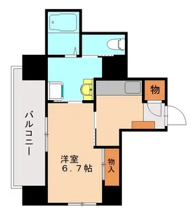 セリユ下大利ビル【402号室】の間取り