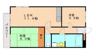 スウィング博多南【302号室】の間取り