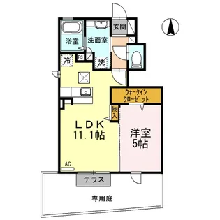 グランシャリオⅡ【1階】の間取り