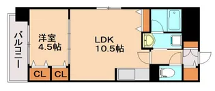 ダイアリー二日市駅前【3階】の間取り