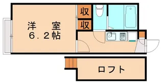 レオパレス夢桜【1階】の間取り