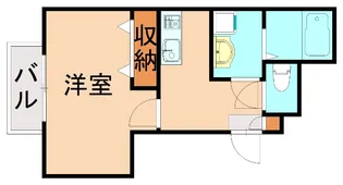 リベルタ雑餉隈駅前【3階】の間取り