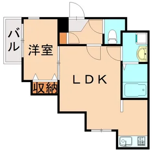 リベルタ雑餉隈駅前【3階】の間取り