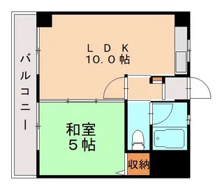 リバーサイド三和【3階】の間取り