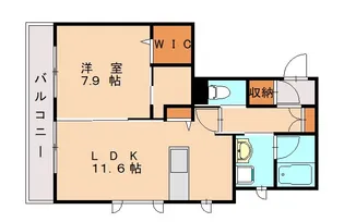 リラフォート須玖【101号室】の間取り