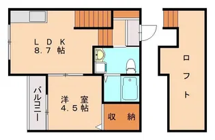 サンライズ58【202号室】の間取り