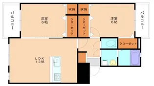 福岡県宗像市日の里6丁目【マンション】の間取り