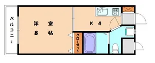 プレアール教育大前Ⅱ【4階】の間取り