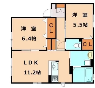 スクーデリア2006 B【1階】の間取り